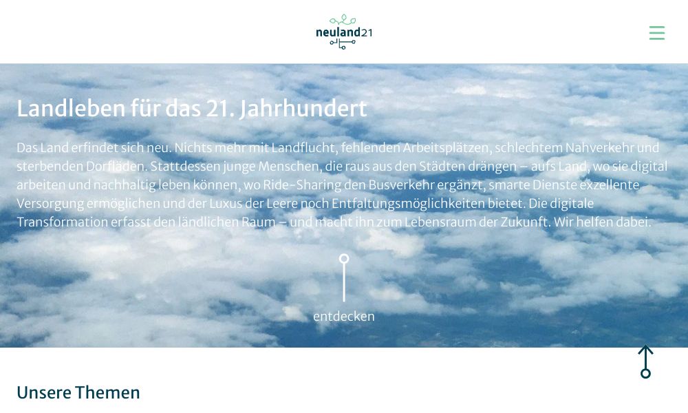 Screenshot of Neuland21